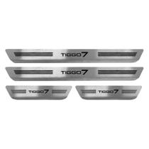 Kit Soleira Curvada Em Aço Inox Chery Tiggo 7 todos os anos