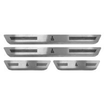 Kit Soleira Curvada Em Aço Inox Mitsubishi Pajero Dakar todos os anos Kit Soleira Curvada Em Aço Inox Mitsubishi Pajero Dakar todos os anos