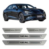 Kit soleira de porta aço inox escovado byd seal