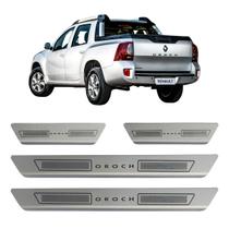 Kit soleira de porta aço inox escovado oroch todos anos Kit soleira de porta aço inox escovado oroch todos anos