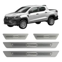 Kit soleira de porta aço inox escovado strada novo Kit soleira de porta aço inox escovado strada novo