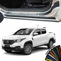 Kit Soleira De Porta Fiat Strada 4 Portas 2021/2022 Nova Geraçao