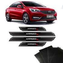 Kit Soleira Diamante Arrizo 5 Chery Com Protetor De Porta Kit Soleira Diamante Arrizo 5 Chery Com Protetor De Porta