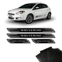 Kit Soleira Diamante Bravo Wolverine Com Protetor de Porta
