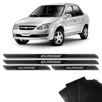 Kit Soleira Diamante Corsa Classic Com Protetor De Porta
