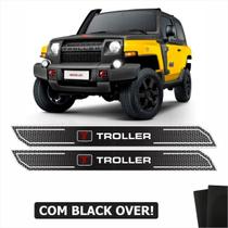 Kit Soleira Diamante Cromado Troller T4 2017 Com Black Over Kit Soleira Diamante Cromado Troller T4 2017 Com Black Over