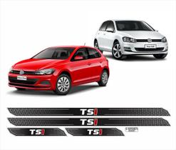 Kit Soleira Diamante Golf E Polo Tsi 2018 Cromado Resinado