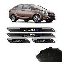 Kit Soleira Diamante Hb20s Sedan 2014/19 E Protetor de Porta - SPORTINOX