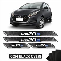 Kit Soleira Diamante Hb20s Sedan 2014/2019 Com Black Over