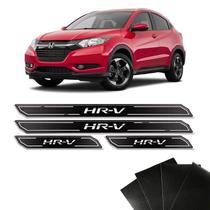Kit Soleira Diamante Hr-v Hrv 16/2018 Com Protetor De Porta