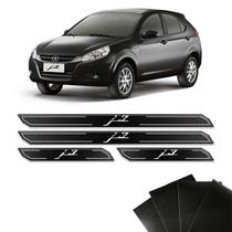 Kit Soleira Diamante Jac J3 Hatch Sedan E Protetor De Porta