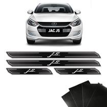 Kit Soleira Diamante Jac Motors J5 Com Protetor De Porta