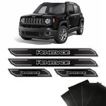 Kit Soleira Diamante Jeep Renegade 2016/2018 E Protetor de Porta