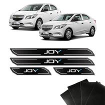 Kit Soleira Diamante Onix Prisma Joy Com Protetor de Porta