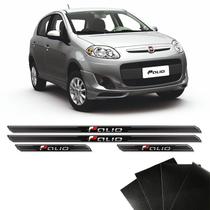 Kit Soleira Diamante Palio Novo 2012/2017 E Protetor De Porta