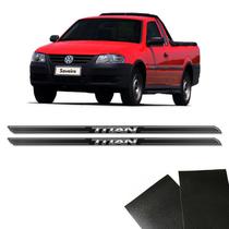 KIt Soleira Diamante Saveiro Titan 08/13 E Protetor De Porta