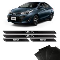 Kit Soleira Diamante Yaris Hatch Sedan 2018/2019 Com Protetor