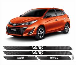 Kit Soleira Diamante Yaris Hatch Sedan 2018/2019 Cromado