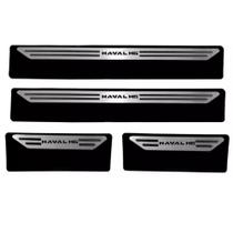 Kit Soleira Em Aço Inox Baixo Relevo Haval H6 todos os anos Kit Soleira Em Aço Inox Baixo Relevo Haval H6 todos os anos