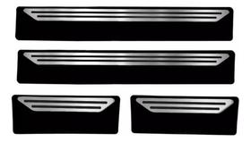 Kit Soleira Em Aço Inox Baixo Relevo Honda City 2015/... Kit Soleira Em Aço Inox Baixo Relevo Honda City 2015/...