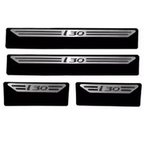Kit Soleira Em Aço Inox Baixo Relevo Hyundai i30 2010/... 2012 Kit Soleira Em Aço Inox Baixo Relevo Hyundai i30 2010/... 2012