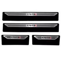 Kit Soleira Em Aço Inox Baixo Relevo Volkswagen 170 TSI todos os anos Kit Soleira Em Aço Inox Baixo Relevo Volkswagen 170 TSI todos os anos