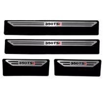 Kit Soleira Em Aço Inox Baixo Relevo Volkswagen 350 TSI todos os anos Kit Soleira Em Aço Inox Baixo Relevo Volkswagen 350 TSI todos os anos