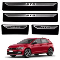 Kit Soleira Em Aço Inox Baixo Relevo Volkswagen Polo GTS todos os anos