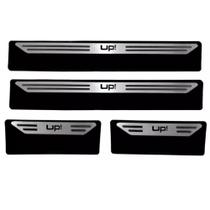 Kit Soleira Em Aço Inox Baixo Relevo Volkswagen Polo track todos os anos