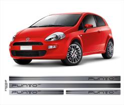 Kit Soleira Fiat Punto Tjet Resinada Adesivo Aço Escovado SL0281 Kit Soleira Fiat Punto Tjet Resinada Adesivo Aço Escovado SL0281