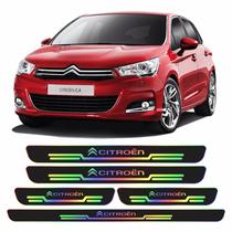 Kit Soleira Holografica Citroën C4 Porta E Porta Malas