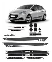 Kit Soleira + Maçaneta + Porta + Faixa Peugeot 208 Chumbo Kit Soleira + Maçaneta + Porta + Faixa Peugeot 208 Chumbo