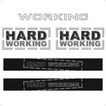Kit Soleira Para Strada Hard Working 2014/19 Adesivo Prata