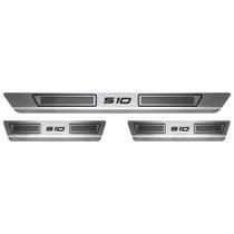 Kit Soleira Porta De Aço Inox Chevrolet S10 S-10 Todas Kit Soleira Porta De Aço Inox Chevrolet S10 S-10 Todas