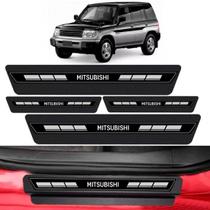 Kit Soleira Porta Top Premium Carros Mitsubishi Todos ano