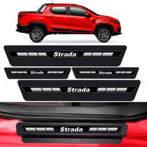 Kit Soleira Porta Top Premium Fiat Strada 4p Todos anos