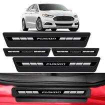 Kit Soleira Porta Top Premium Ford Fusion Todos anos