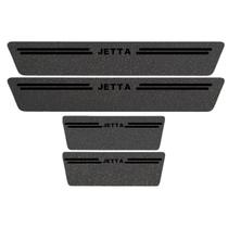 Kit Soleira Protetora Porta Premium Black Carbono - Jetta