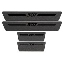 Kit Soleira Protetora Porta Premium Black PVC - 307