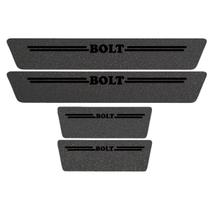 Kit Soleira Protetora Porta Premium Black PVC - Bolt