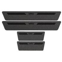 Kit Soleira Protetora Porta Premium Black PVC - Yaris