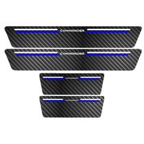 Kit Soleira Protetora Porta Premium Blue Carbono Commander Kit Soleira Protetora Porta Premium Blue Carbono Commander