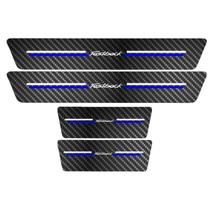 Kit Soleira Protetora Porta Premium Blue Carbono - FastBack Kit Soleira Protetora Porta Premium Blue Carbono - FastBack