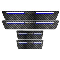 Kit Soleira Protetora Porta Premium Blue Carbono - Passat Kit Soleira Protetora Porta Premium Blue Carbono - Passat