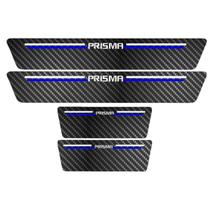 Kit Soleira Protetora Porta Premium Blue Carbono - Prisma