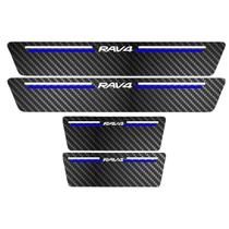 Kit Soleira Protetora Porta Premium Blue Fibra Carbono SW4 Kit Soleira Protetora Porta Premium Blue Fibra Carbono SW4