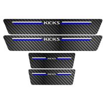Kit Soleira Protetora Porta Premium Blue Fibra - Kicks Kit Soleira Protetora Porta Premium Blue Fibra - Kicks