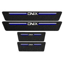 Kit Soleira Protetora Porta Premium Blue PVC - Onix