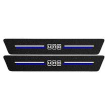 Kit Soleira Protetora Porta Premium Blue PVC Uno - 2 Portas