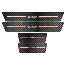 Kit Soleira Protetora Porta Premium Red Carbono - CR-V Kit Soleira Protetora Porta Premium Red Carbono - CR-V